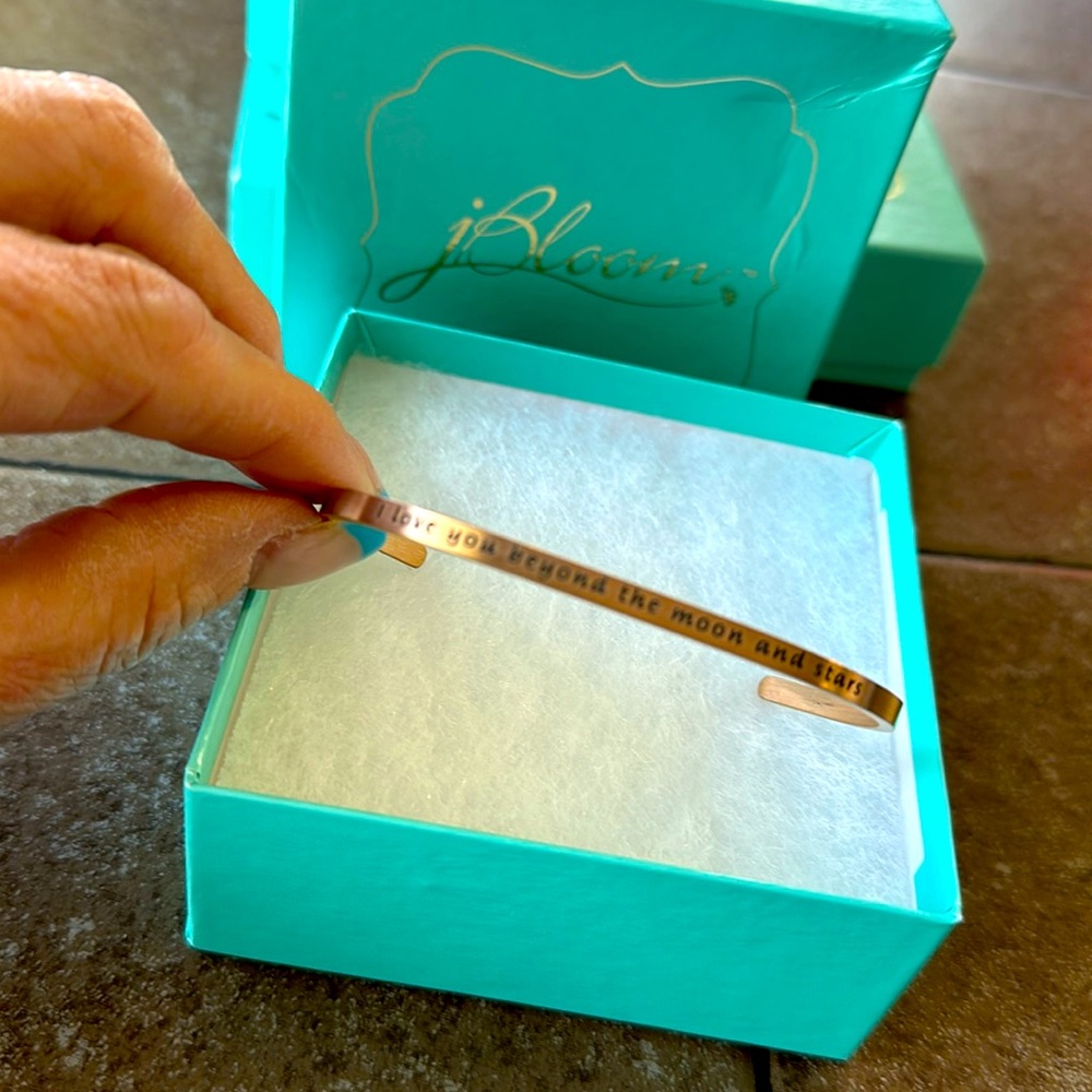 JBloom I love you beyond the moon and stars bracelet.